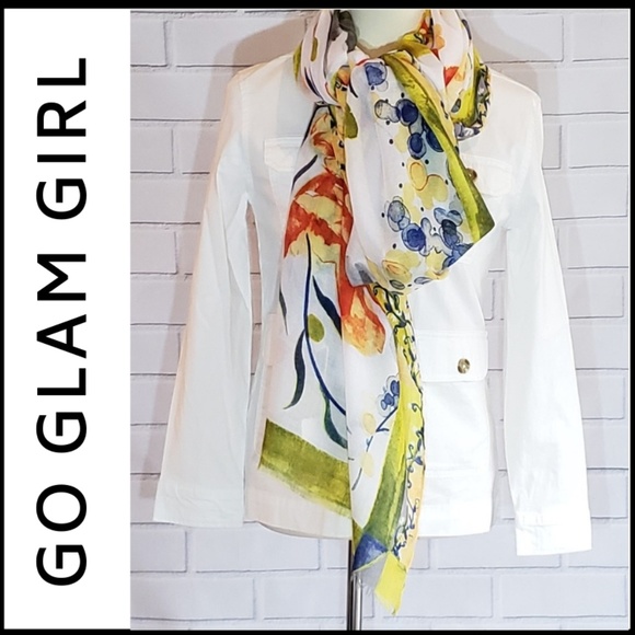 Glam Girl Fashion Accessories - NWT SUMMER FLORAL VISCOSE SCARF